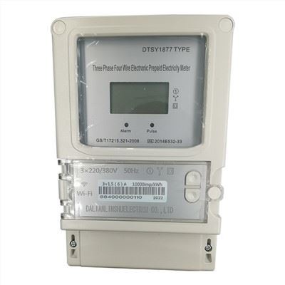 מד חשמלי LoRaWAN צמוד קיר חד פאזי
